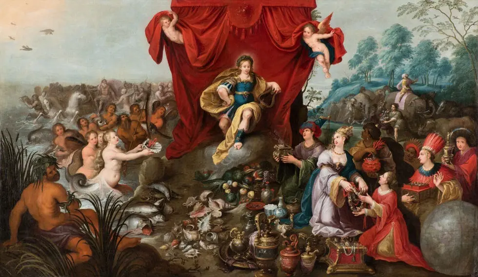 2025展覽【奇美博物館】畫師們：走進16、17世紀尼德蘭繪畫時代，希利斯．范．提勒伯赫二世，《全家福》，約 1660 1669