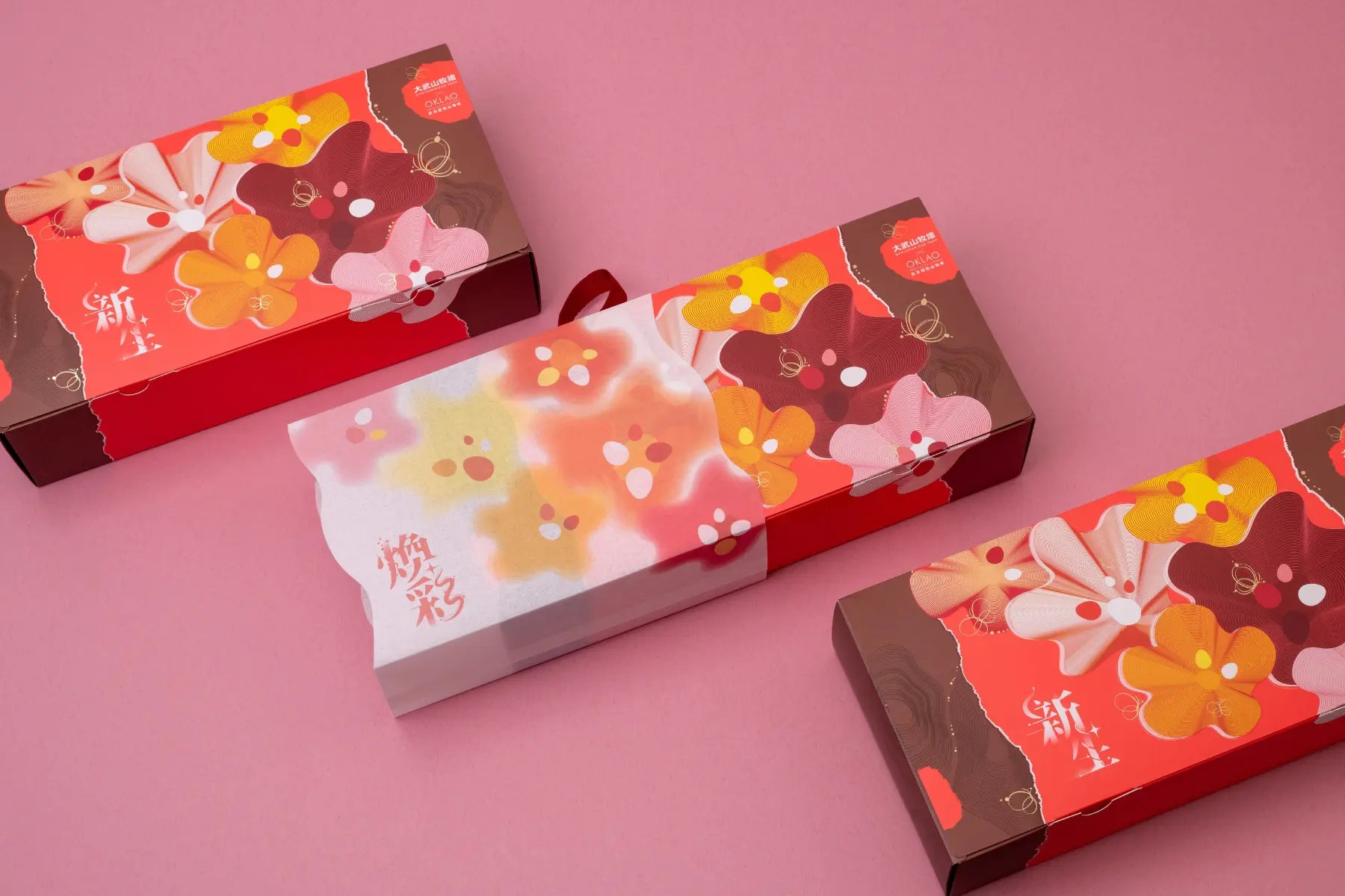 【大武山牧場】煥彩新生禮盒，禮盒設計巧妙融合雞蛋的形狀與春天花朵的萬物復甦意象，帶來新一年的祝福與希望＿3