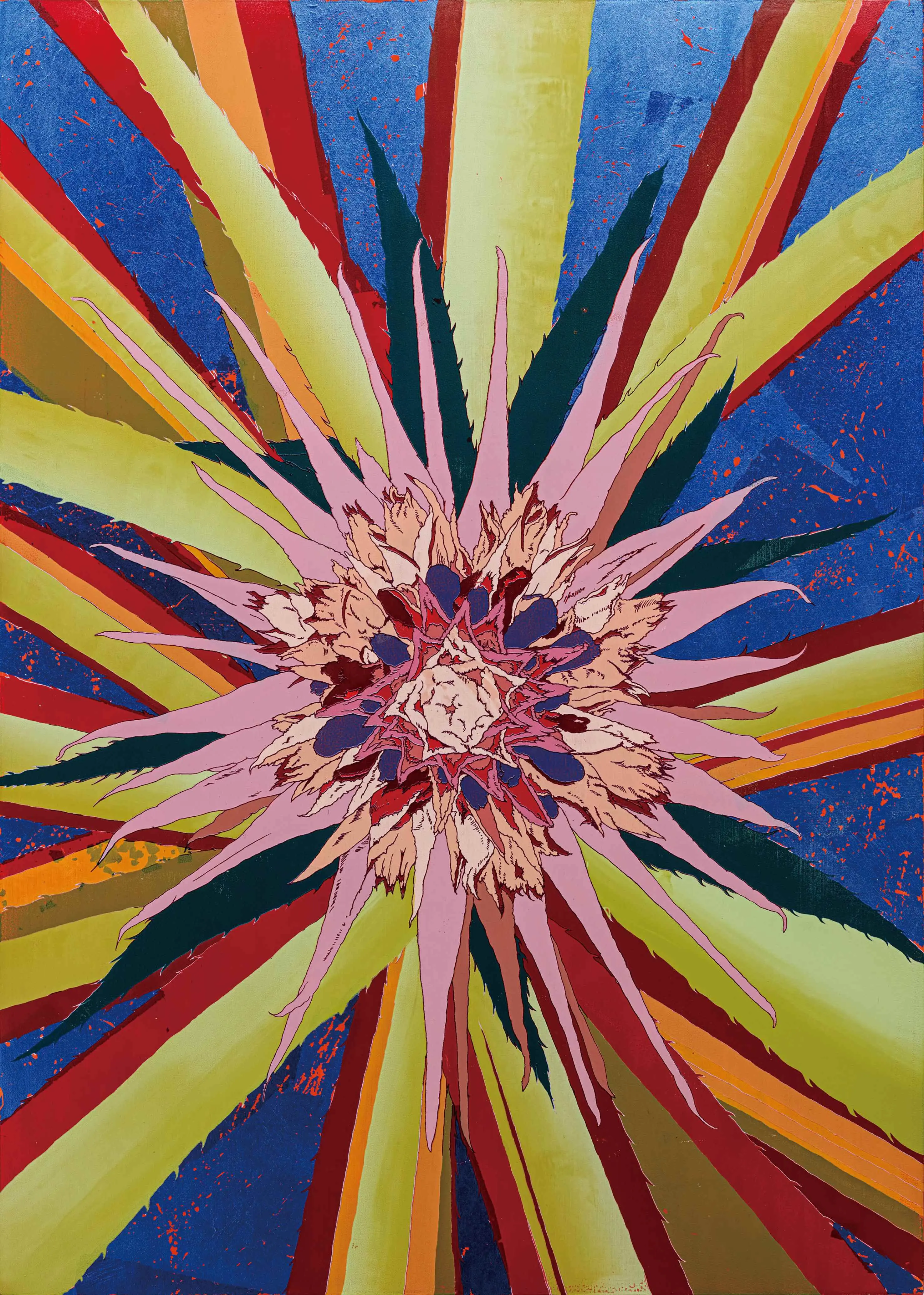 One Art Taipei 2025 藝術台北「新賞獎」【暮拉多元藝術空間 蕭珮宜】《禮物vii》70 X 50 X 5 Cm 親和箔、壓克力彩、畫布 2024