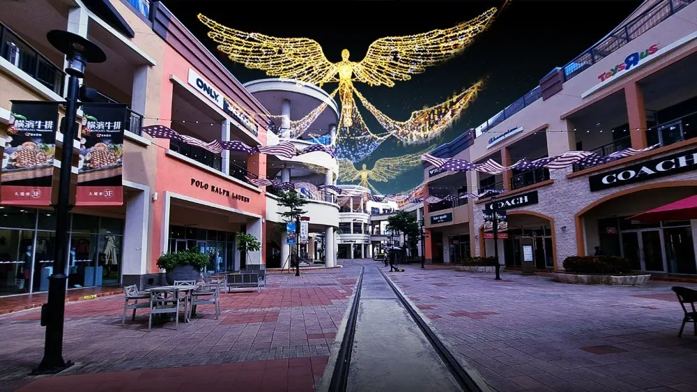 閃耀耶誕城【skm Park Outlets 高雄草衙】天使迎賓