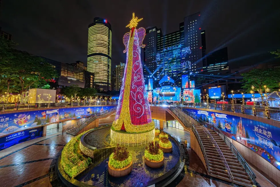 新北耶誕城【新北市政府】魔幻天使聖誕樹