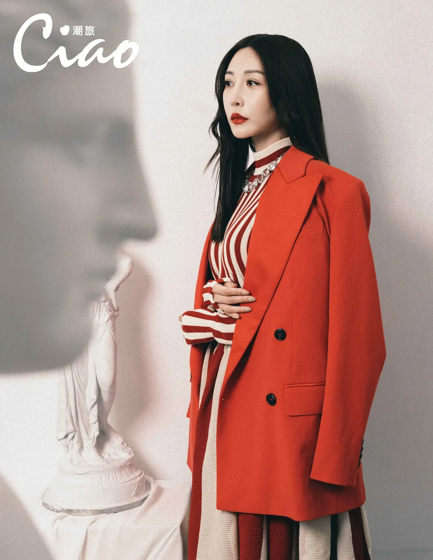 曾莞婷ciao潮旅雜誌2025年1月號封面拍攝6