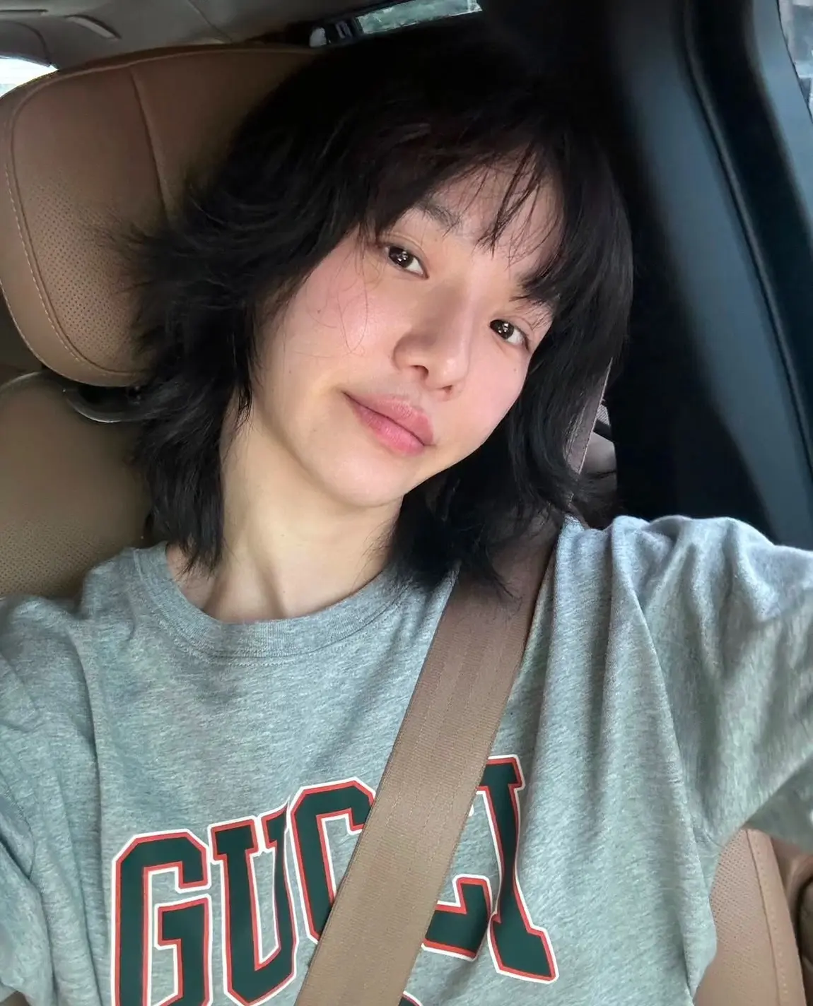 2025韓系髮型【ig Lavieenbluu】鯔魚頭捲髮範例