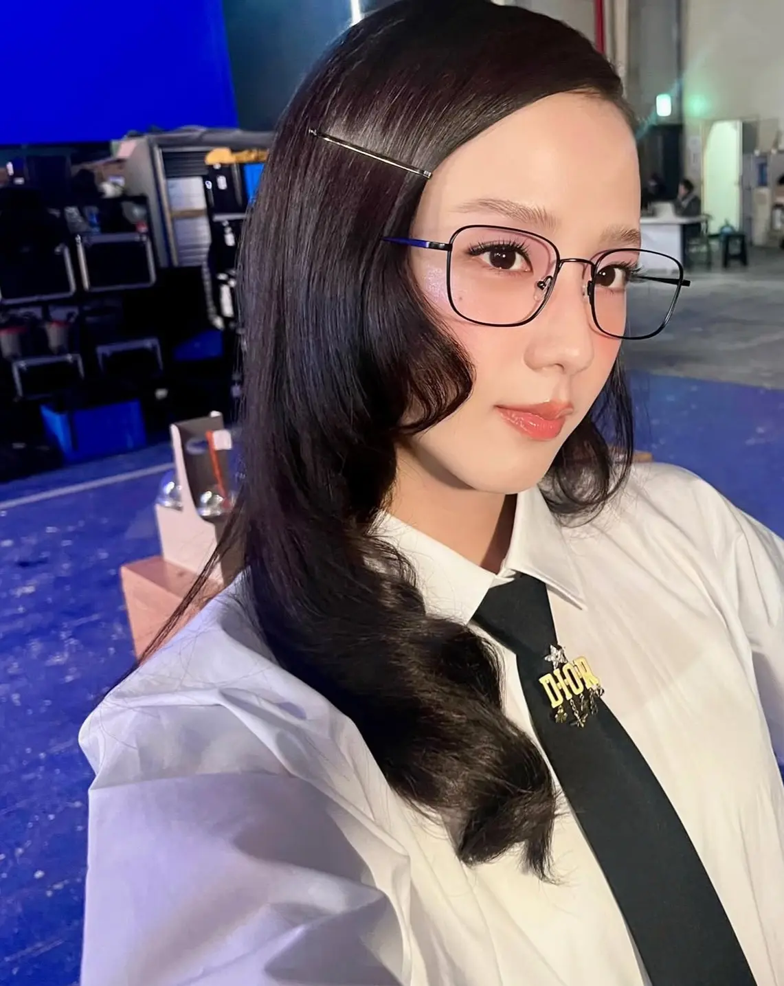 2025流行眼鏡趨勢 韓星同款【ig Sooyaaa 】方框細邊眼鏡02