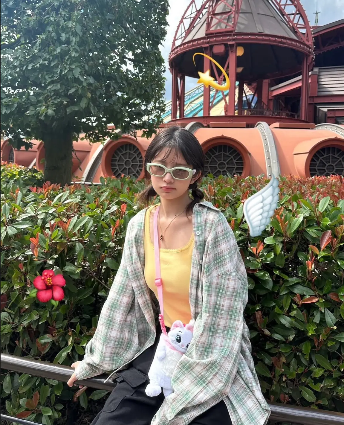 2025流行眼鏡趨勢 韓星同款【ig Reinyourheart】彩色眼鏡02