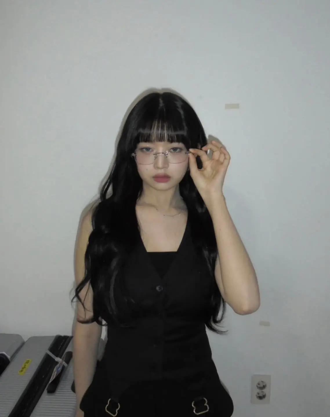 2025流行眼鏡趨勢 韓星同款【ig Reinyourheart】無框眼鏡