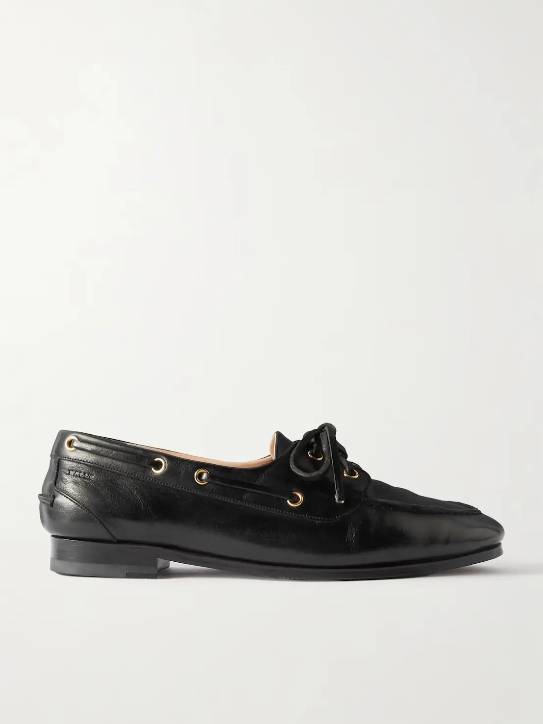 2025春夏流行鞋款 薄底鞋【 Bally】bally Pathy Leather Boat Shoes