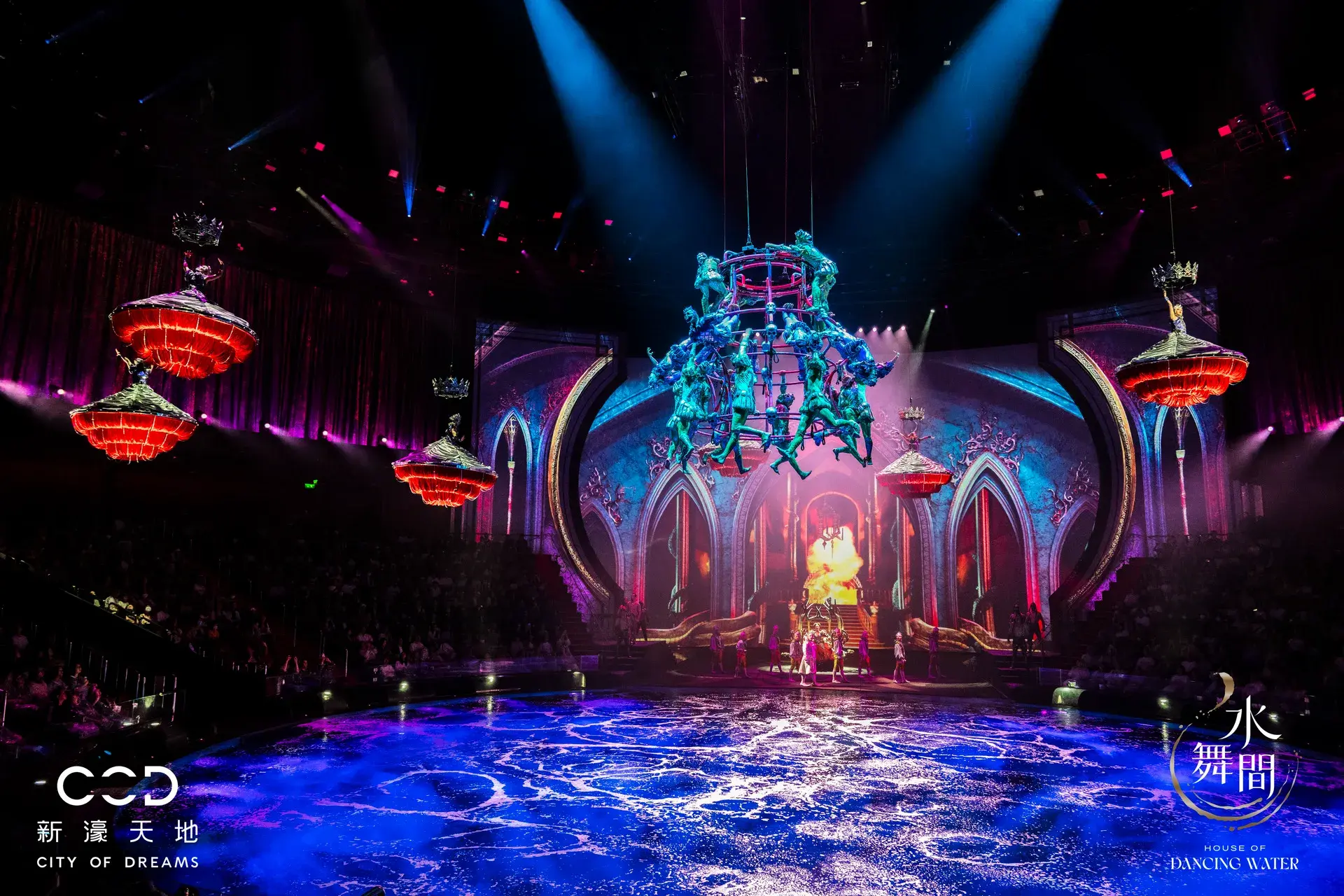 澳門新濠天地《水舞間》2025水上表演現場震撼畫面03
