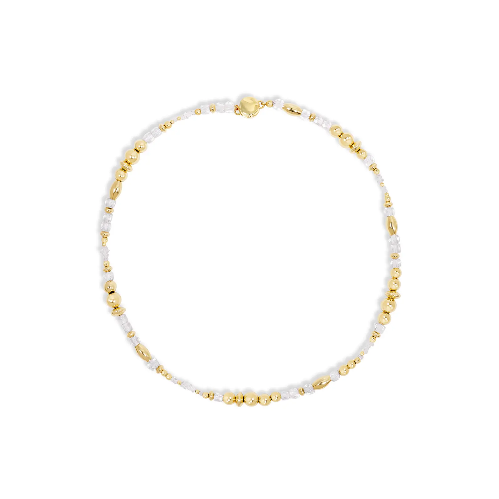 Glow｜14k合金微光赫基蒙水晶磁吸項鍊