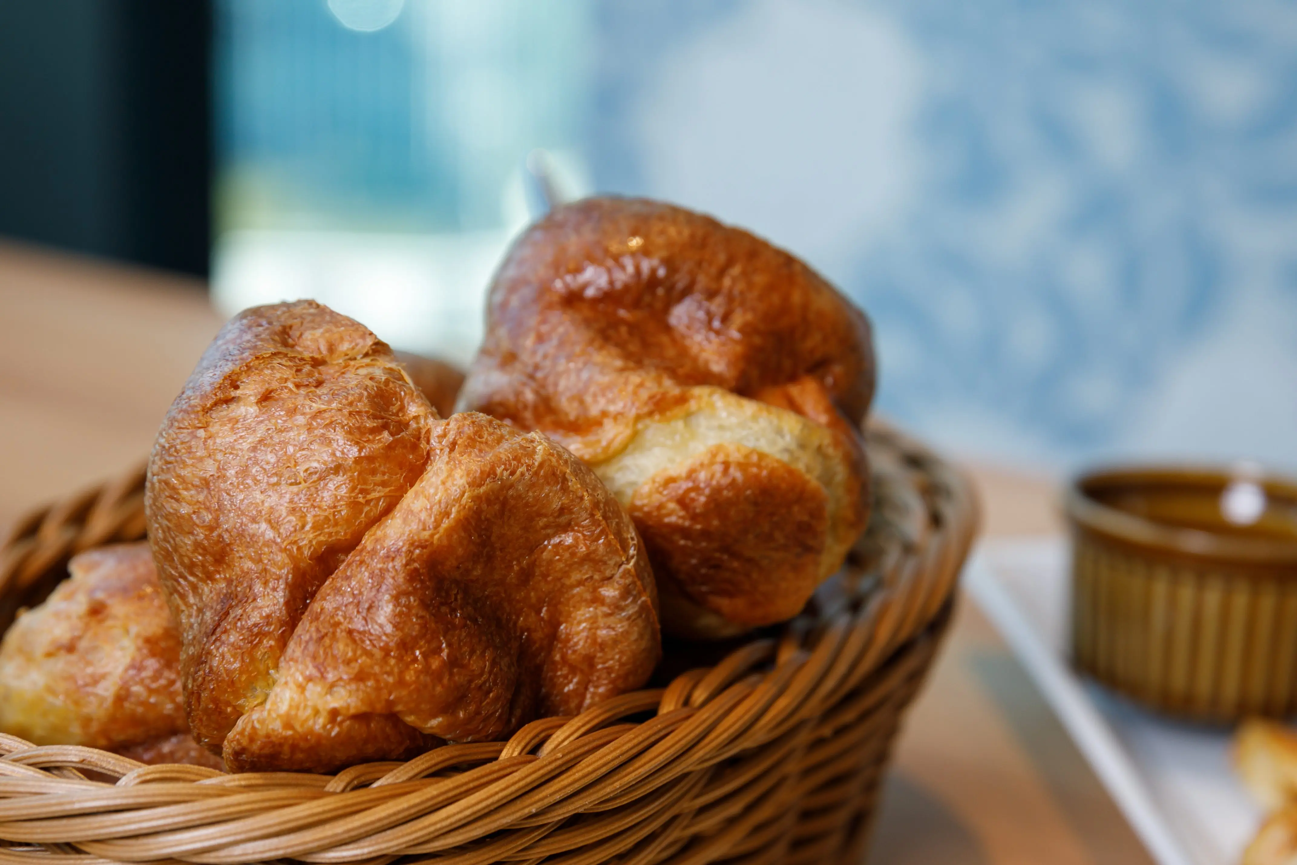 【la Ohana】套餐附贈的泡芙麵包（可免費續加）