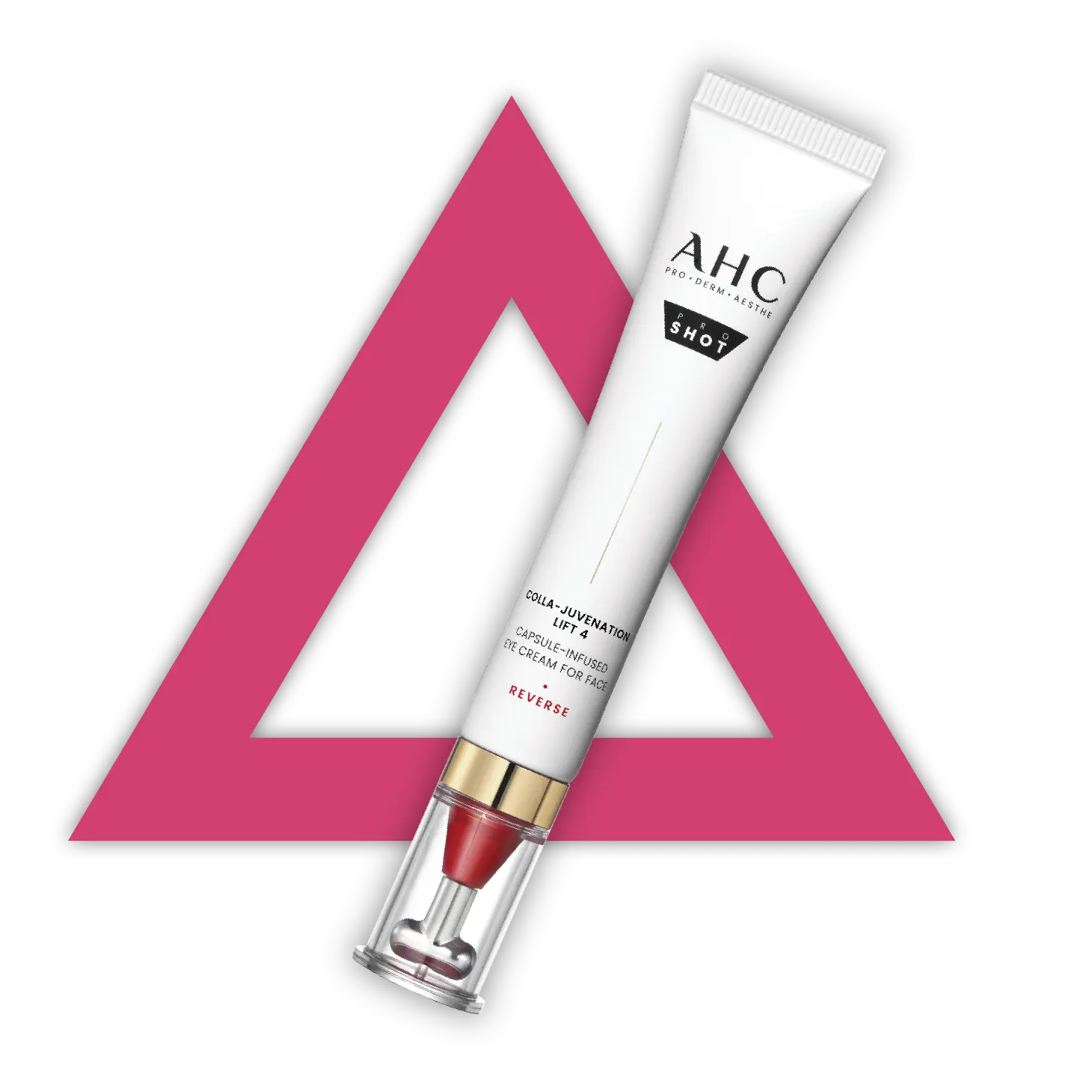 Ahc醫美科研雙波抗老多肽膠原抗皺眼霜（三角形壓底圖）30ml 建議售價1300