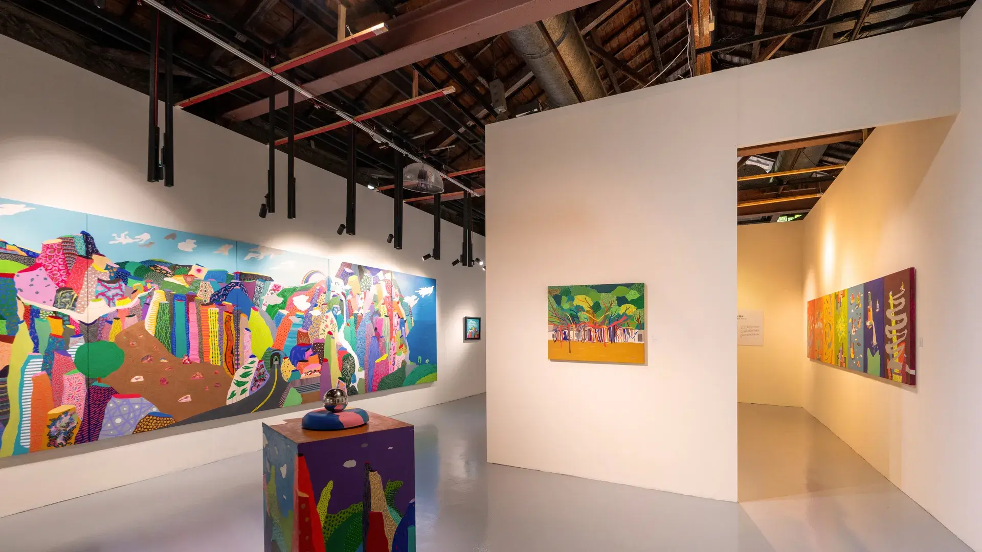 臺南蕭壠文化園區盧俊翰《走進歡樂的風景裡探險》開展8