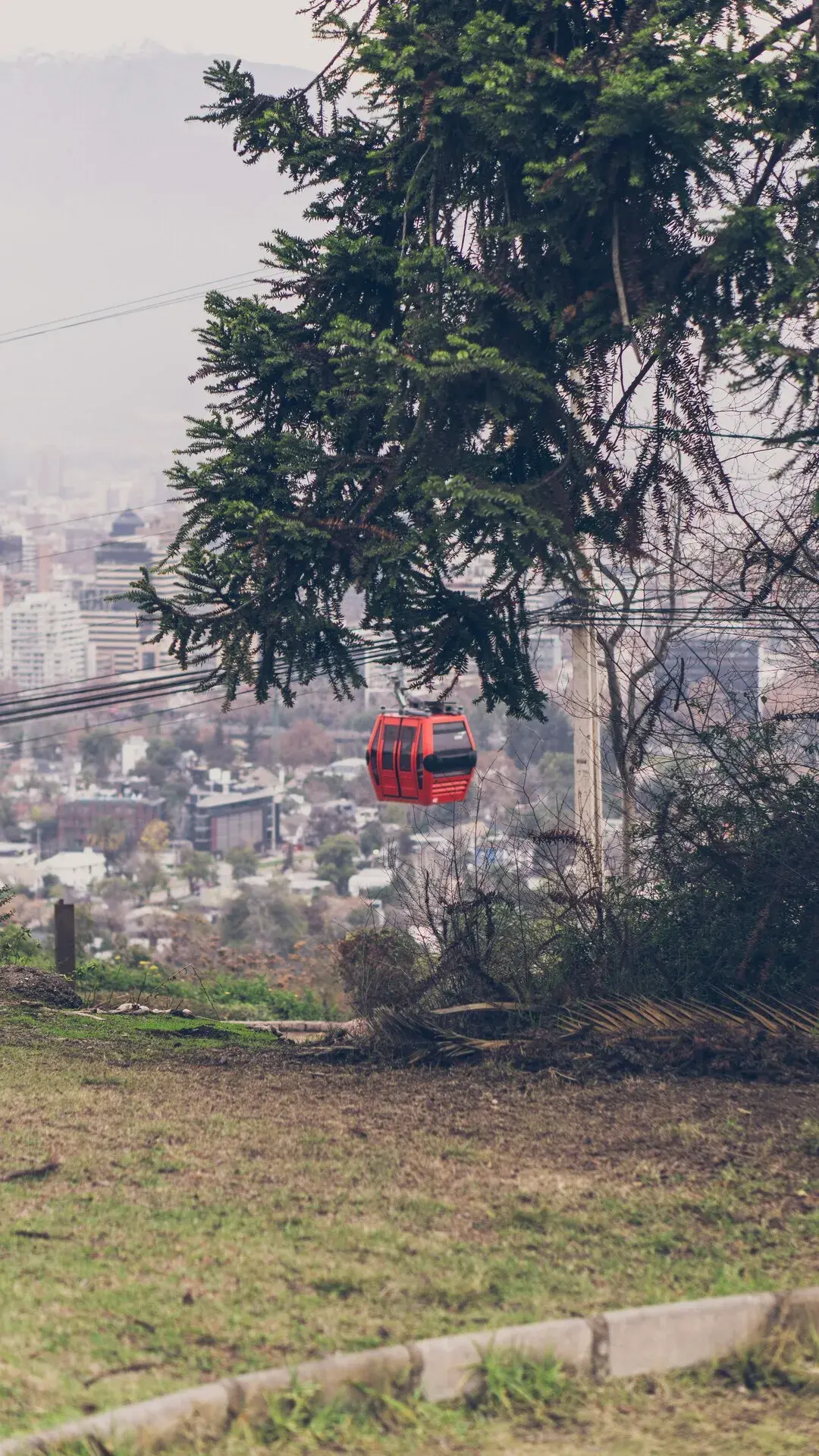 智利聖地亞哥03 聖克里斯托瓦爾山纜車
