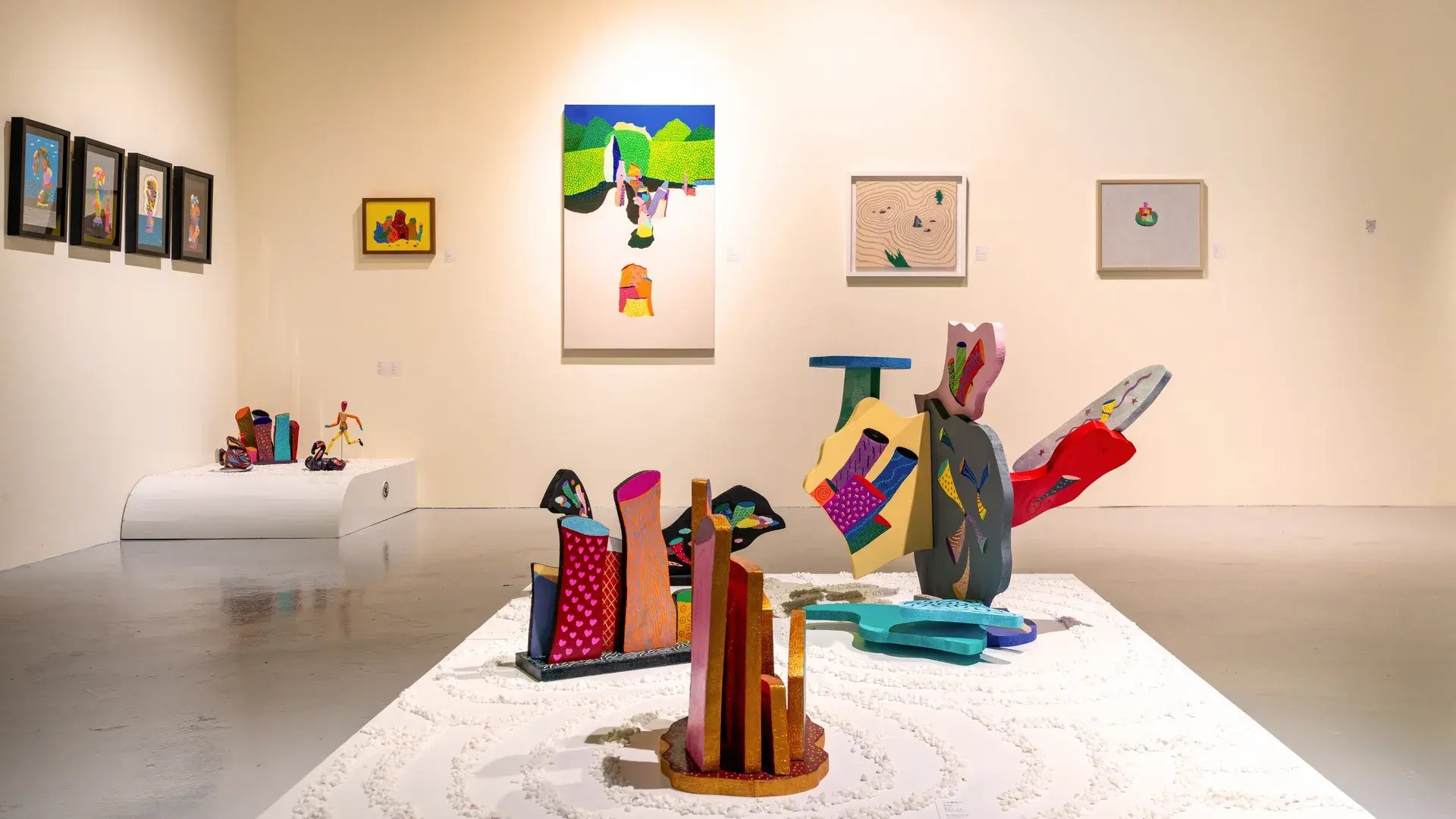 臺南蕭壠文化園區盧俊翰《走進歡樂的風景裡探險》開展10