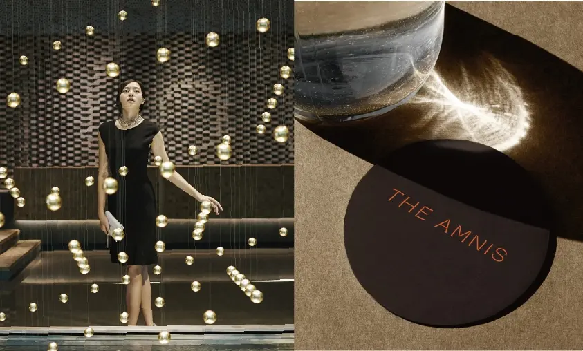 The Amnis然一酒店以水為精神核心，將其流動、包容、療癒的特質注入空間設計與服務哲學之中，構築出靜謐旅宿場域。 Wh 1920x1920px 1