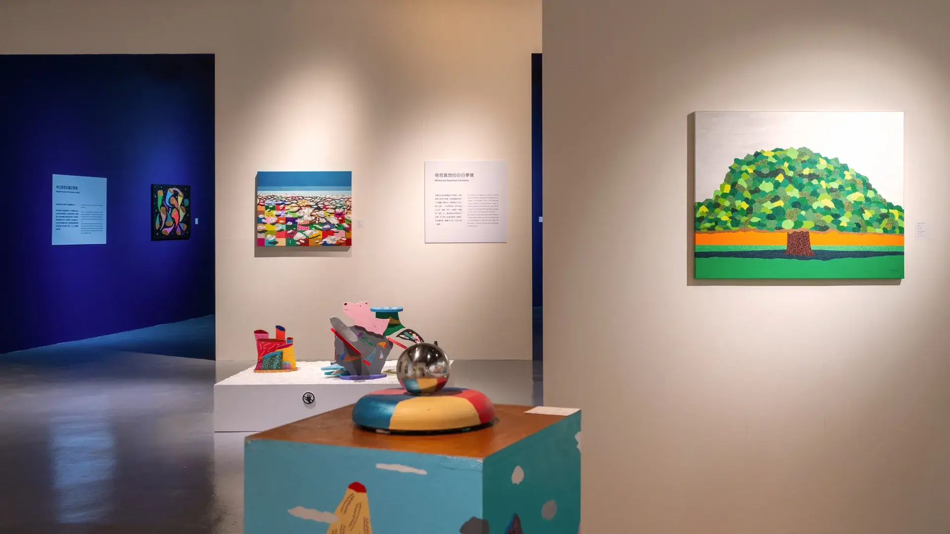 臺南蕭壠文化園區盧俊翰《走進歡樂的風景裡探險》開展3