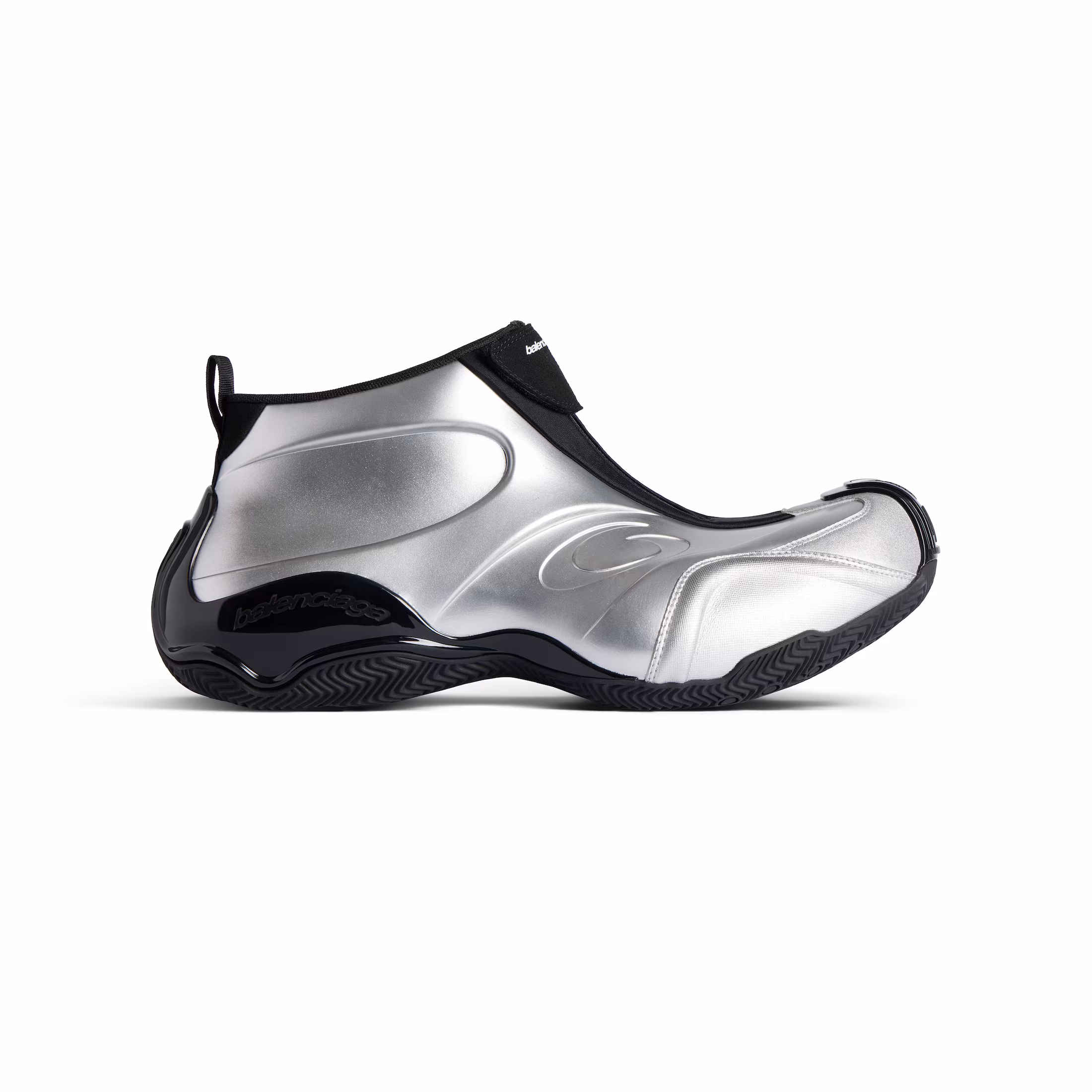 2025精品運動鞋推薦 Balenciaga｜men's Basketball Sneaker In Silver:black