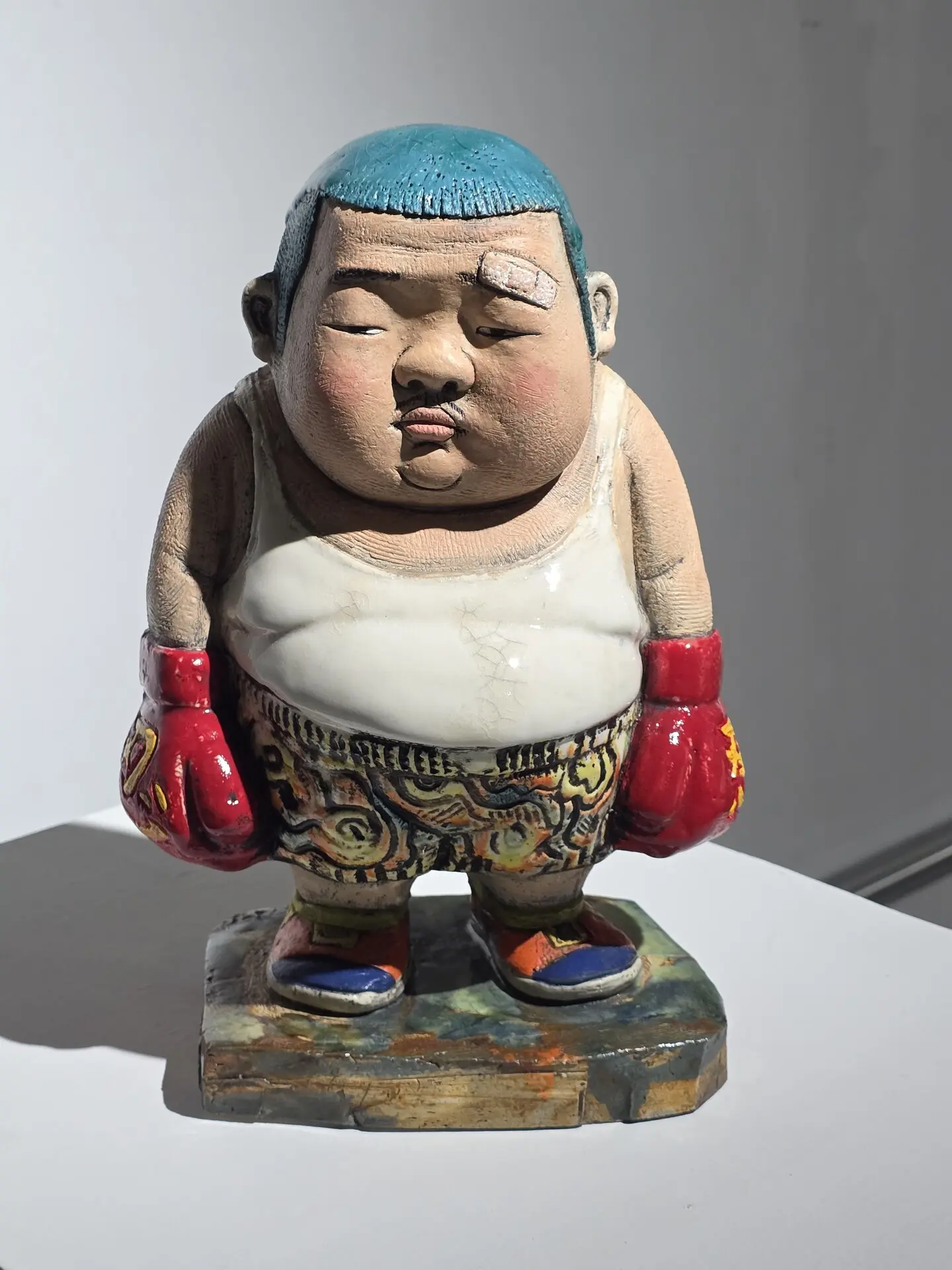 寶于藝術中心為韓國當代藝術家金元根舉辦《大叔的藍調時光》個展之展覽作品。 02