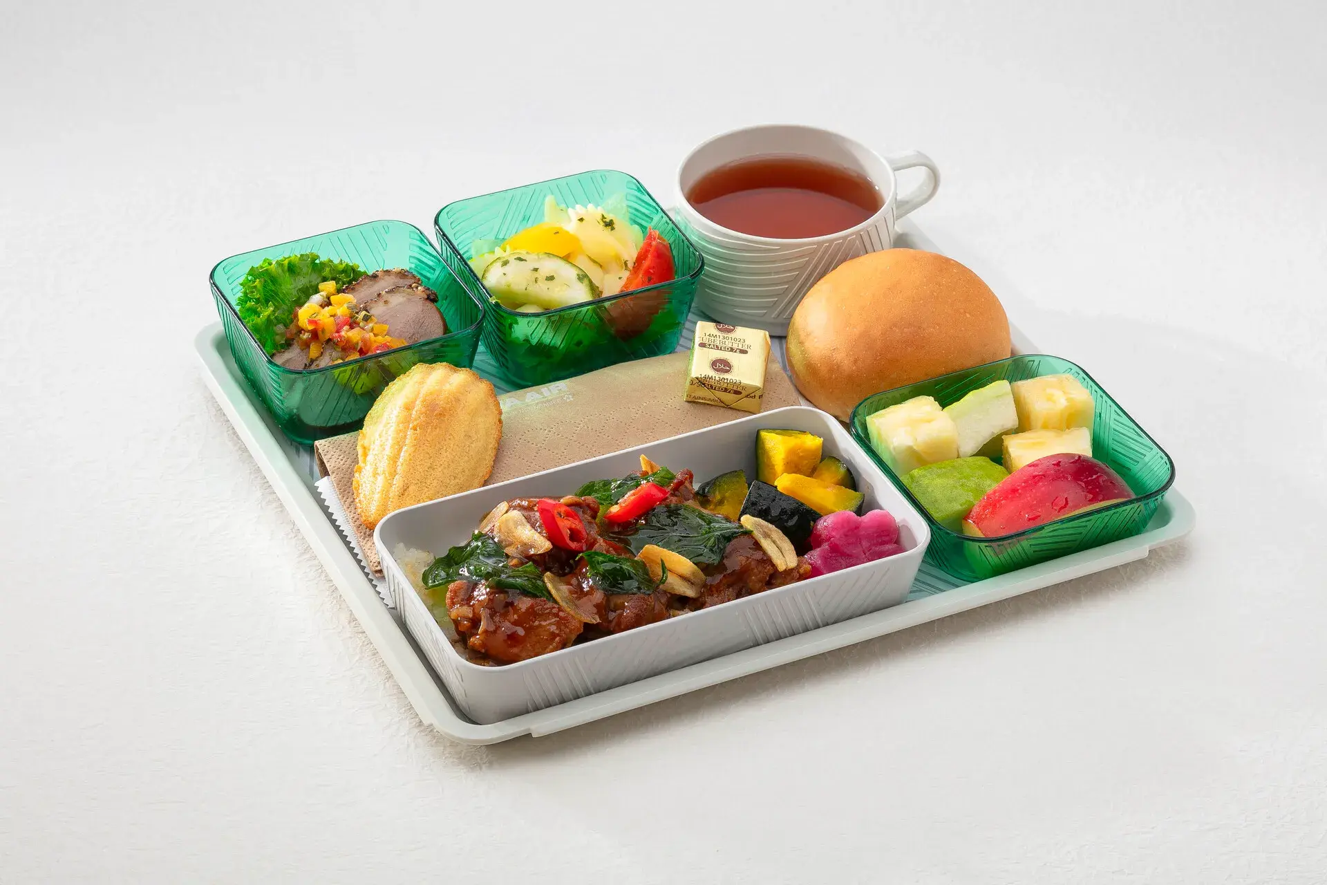 長榮航空 經濟艙 經典台式三杯醬烤雞佐香蔥飯