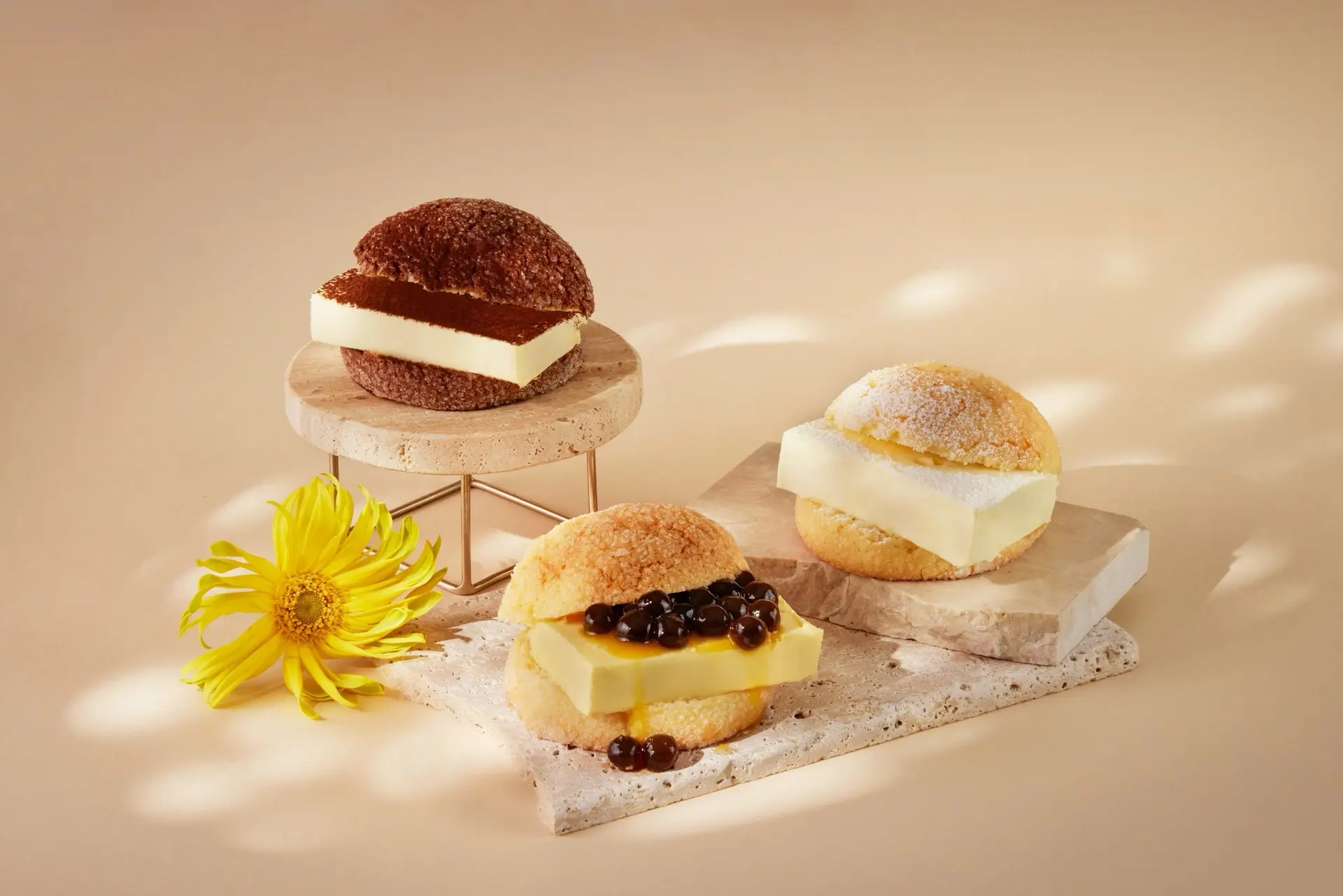 台北喜來登 福岡人氣名店moropain 提拉米蘇蜜瓜包、芒果珍珠蜜瓜包、荔枝椰果蜜瓜包