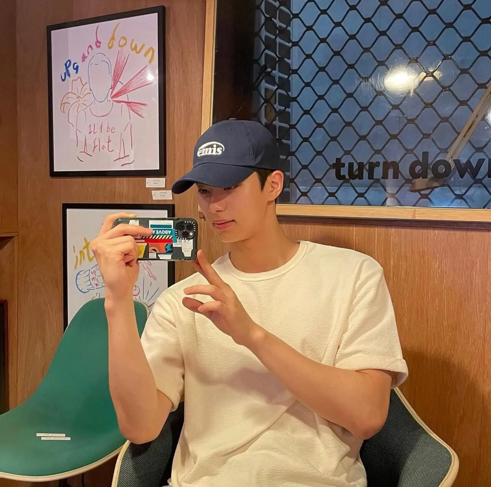 【l.c.m 】李彩玟私服穿搭 李彩玟 棒球帽03