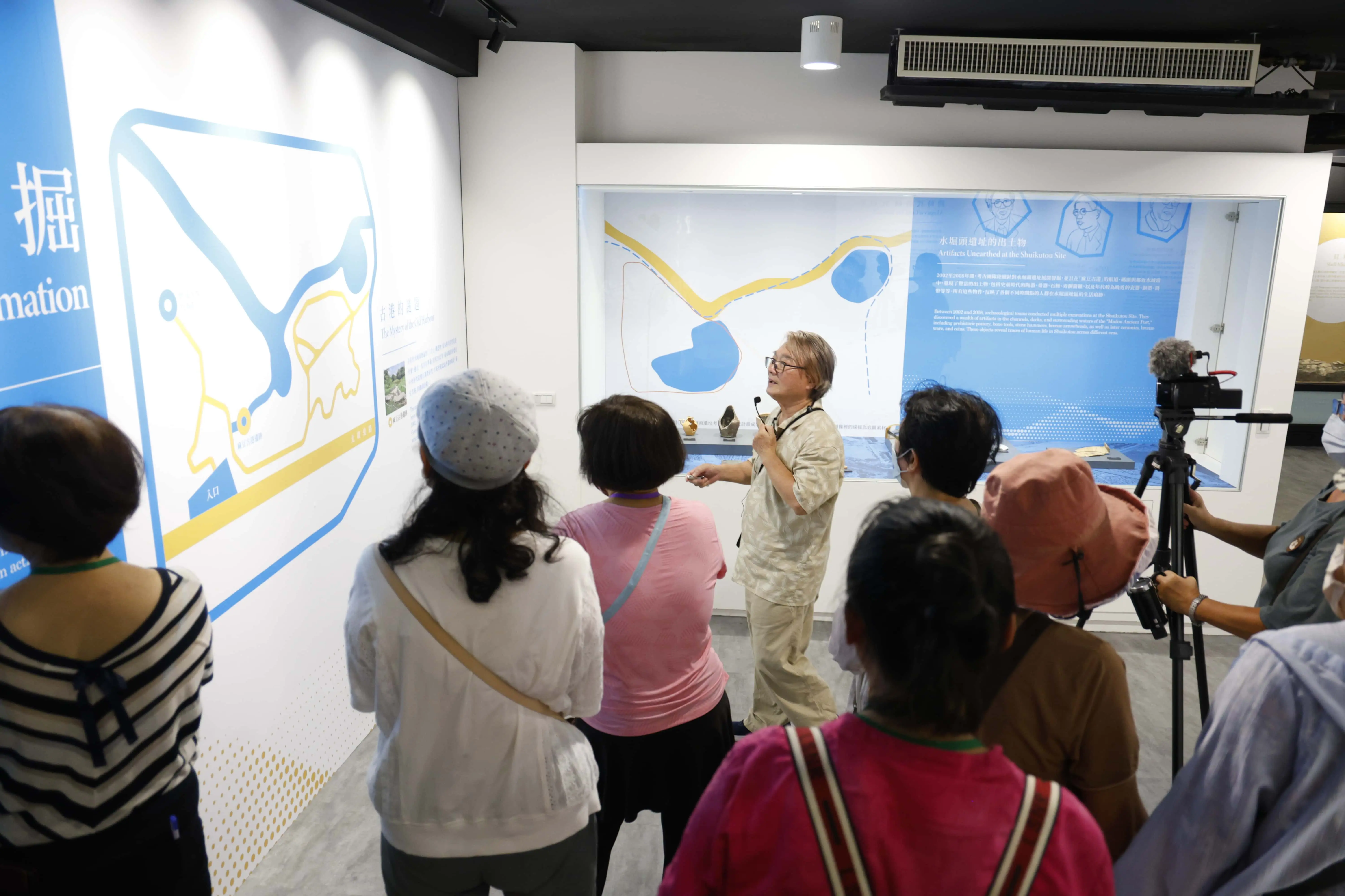 【倒風內海】記者會 黃服賜老師導覽 1