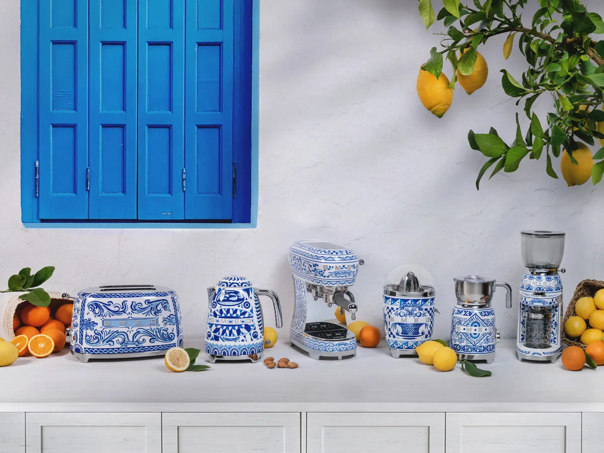 Smeg 聯名 Dolce Gabbana Blu Mediterraneo 藍色地中海系列 居家美學 精品餐廚用品3