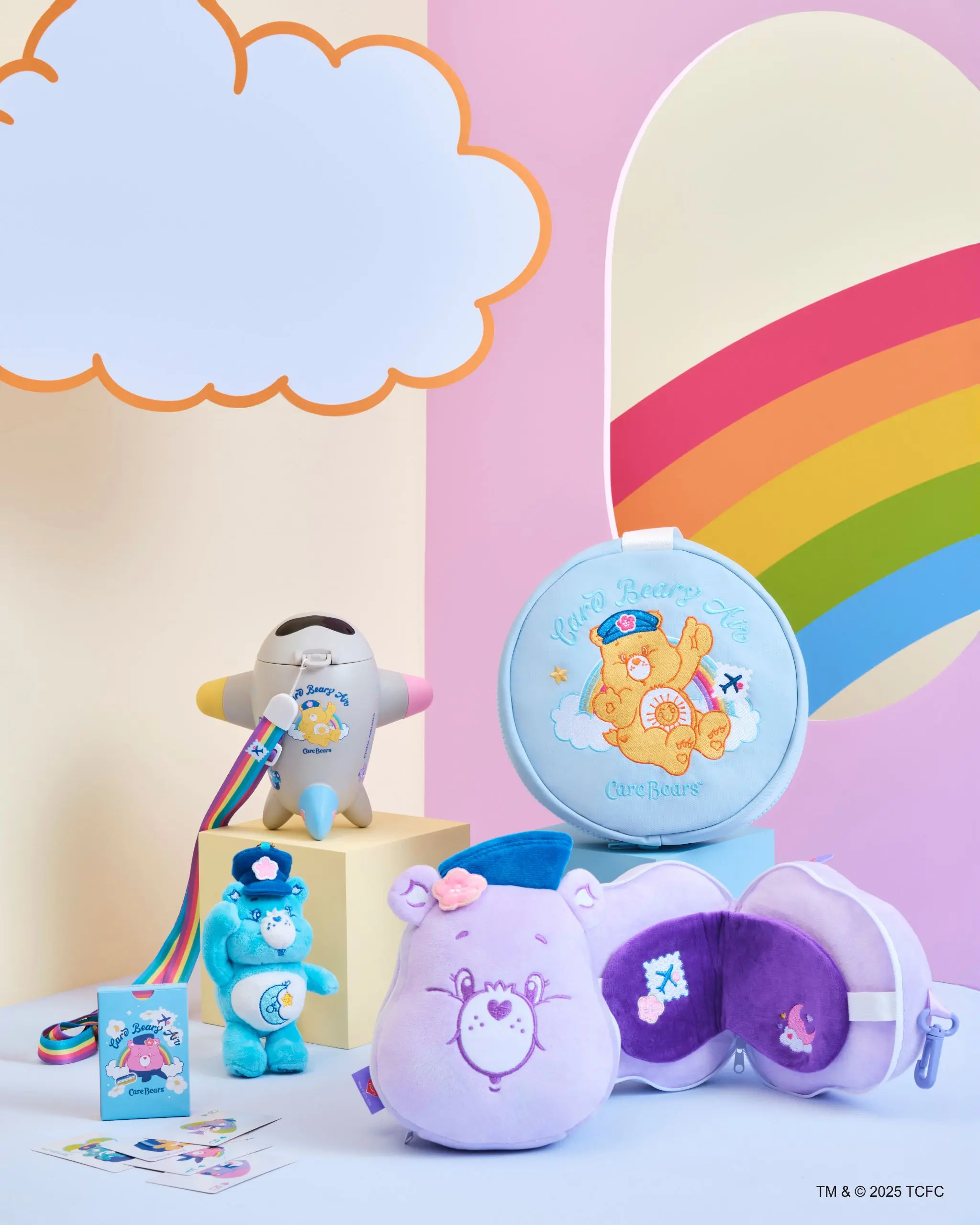 【華航 × 五桐號】中華航空攜手人氣飲品品牌五桐號與經典療癒角色 Care Bears™1