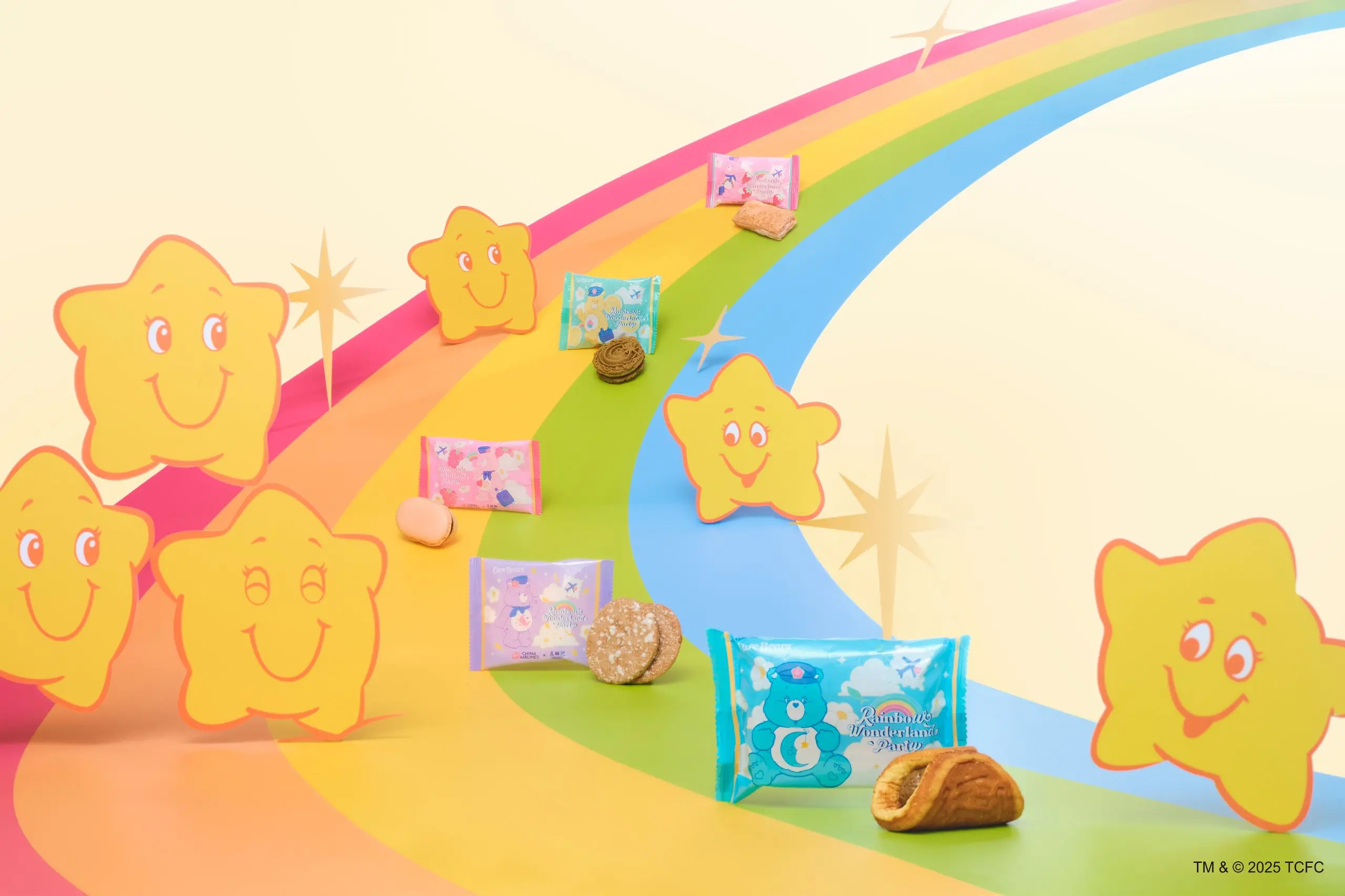 【華航 × 五桐號】中華航空攜手人氣飲品品牌五桐號與經典療癒角色 Care Bears™1