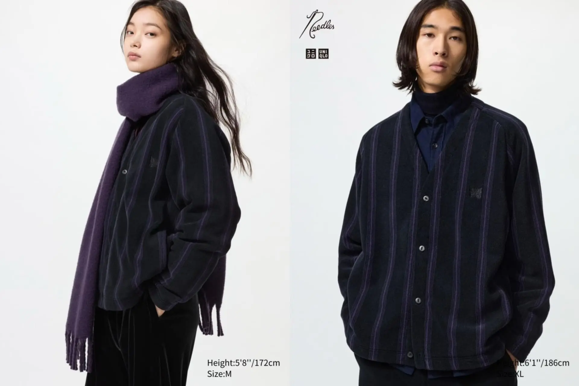 【uniqlo】uniqlo X Needles 2025 秋冬聯名亮點 Uniqlo X Needles 刷毛開襟外套