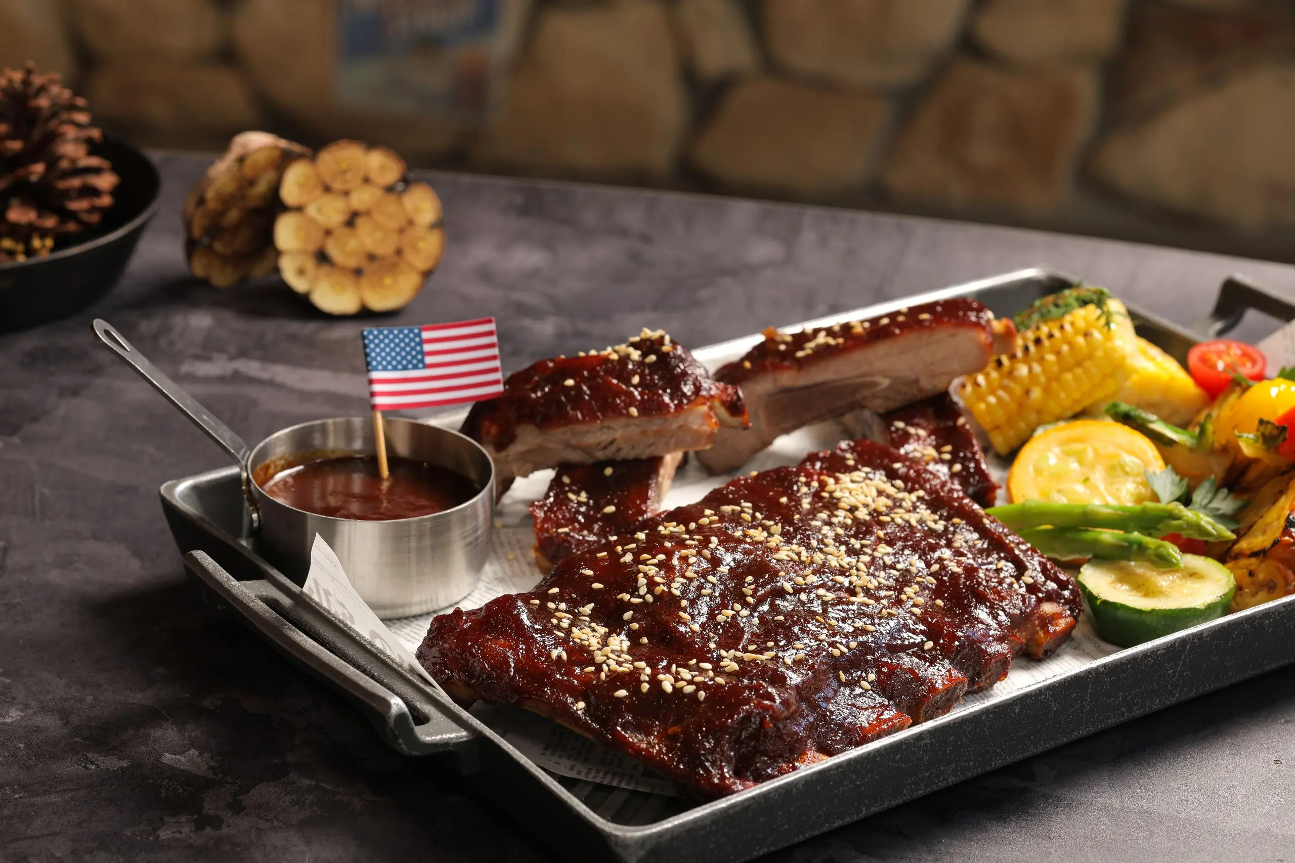 【典華 豐food】 台北大直餐廳活動 豐 Food 海陸百匯「美式豬肋排」