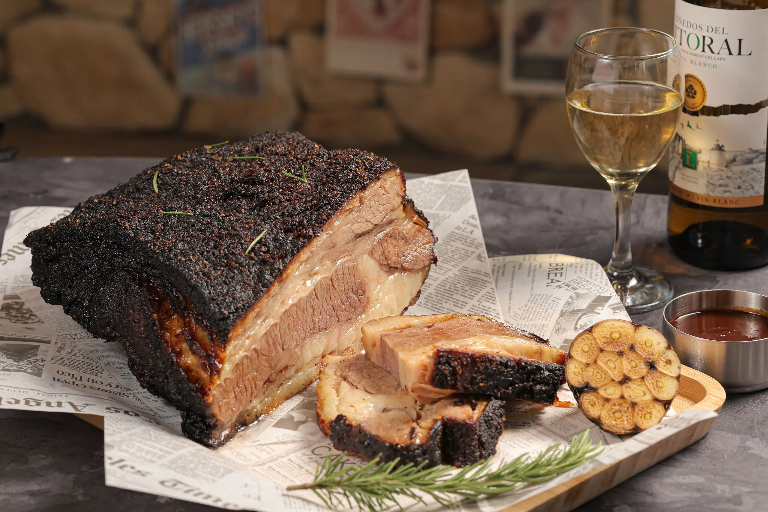 【典華 豐food】 台北大直餐廳活動 豐 Food 海陸百匯「美式煙燻牛胸肉」