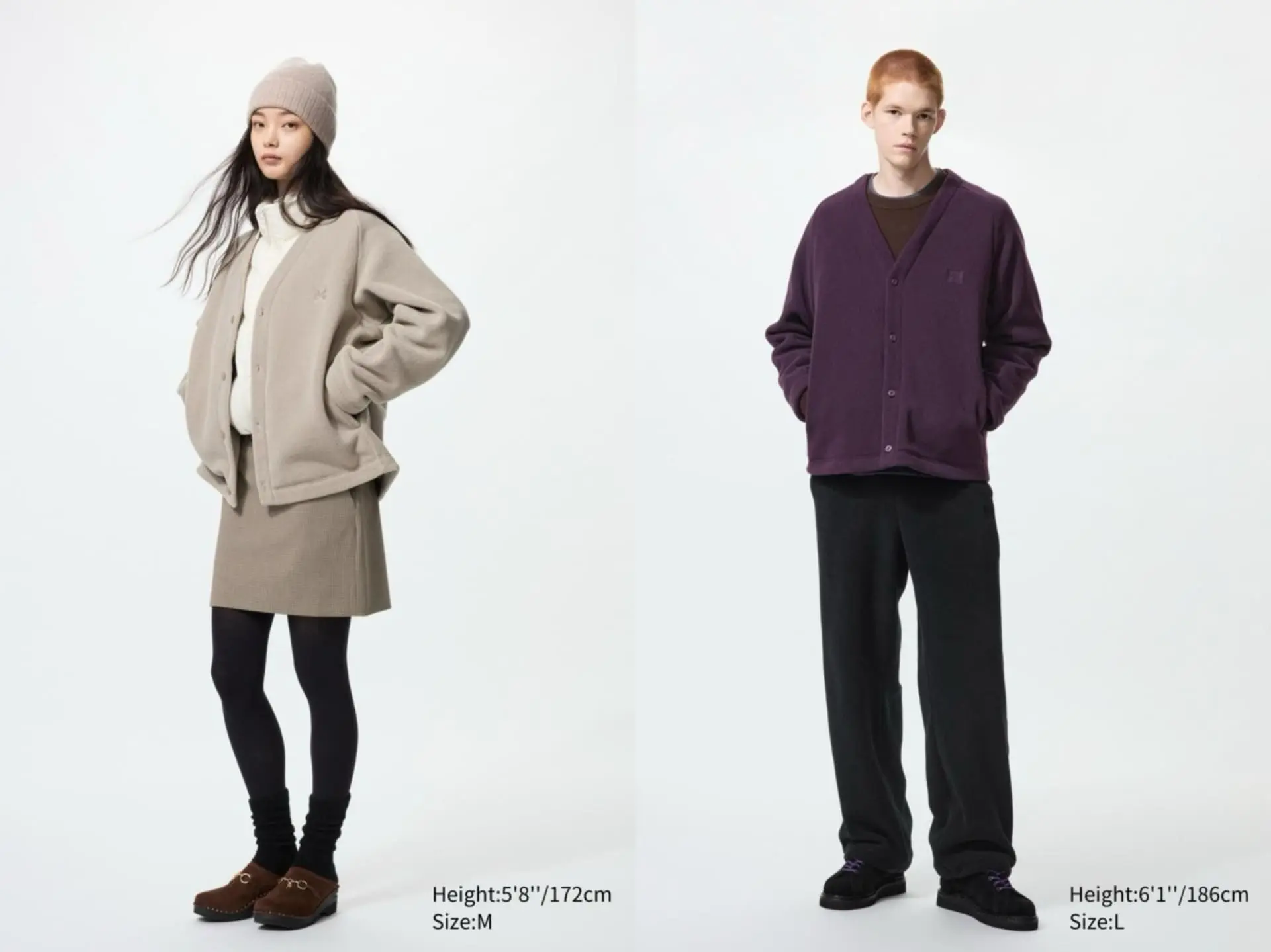 【uniqlo】uniqlo X Needles 2025 秋冬聯名亮點 Uniqlo X Needles 刷毛寬版開襟外套