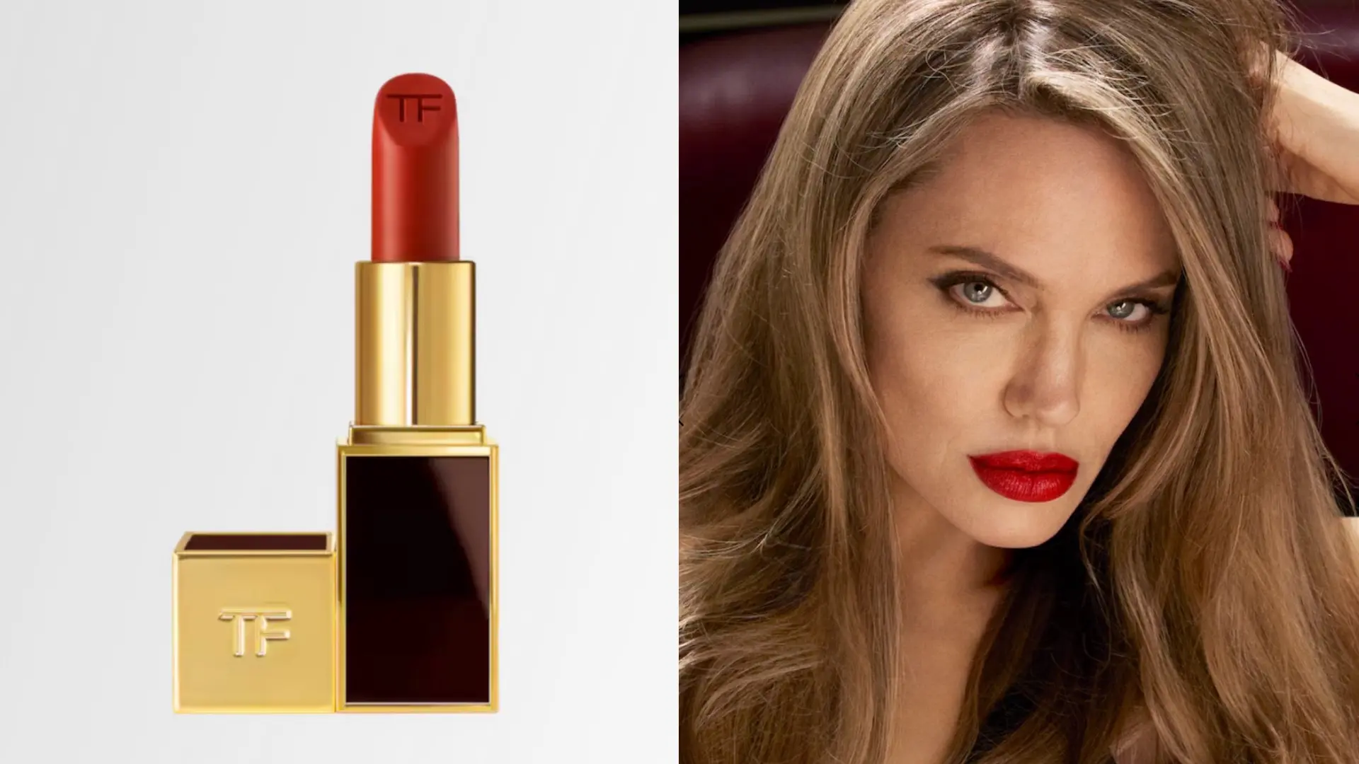 Tom Ford Runway Lip Color 安潔莉娜裘莉 Angelina Julie 16 Scarlet Rouge