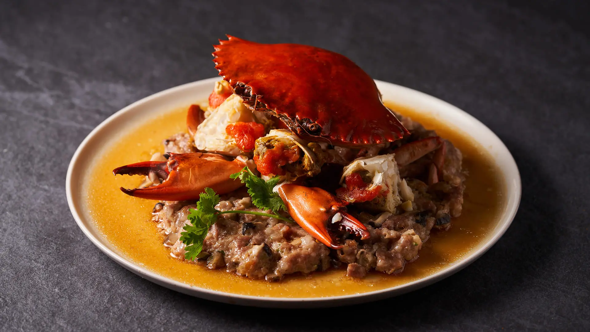 85td 04 紅蟳香菇蒸肉餅