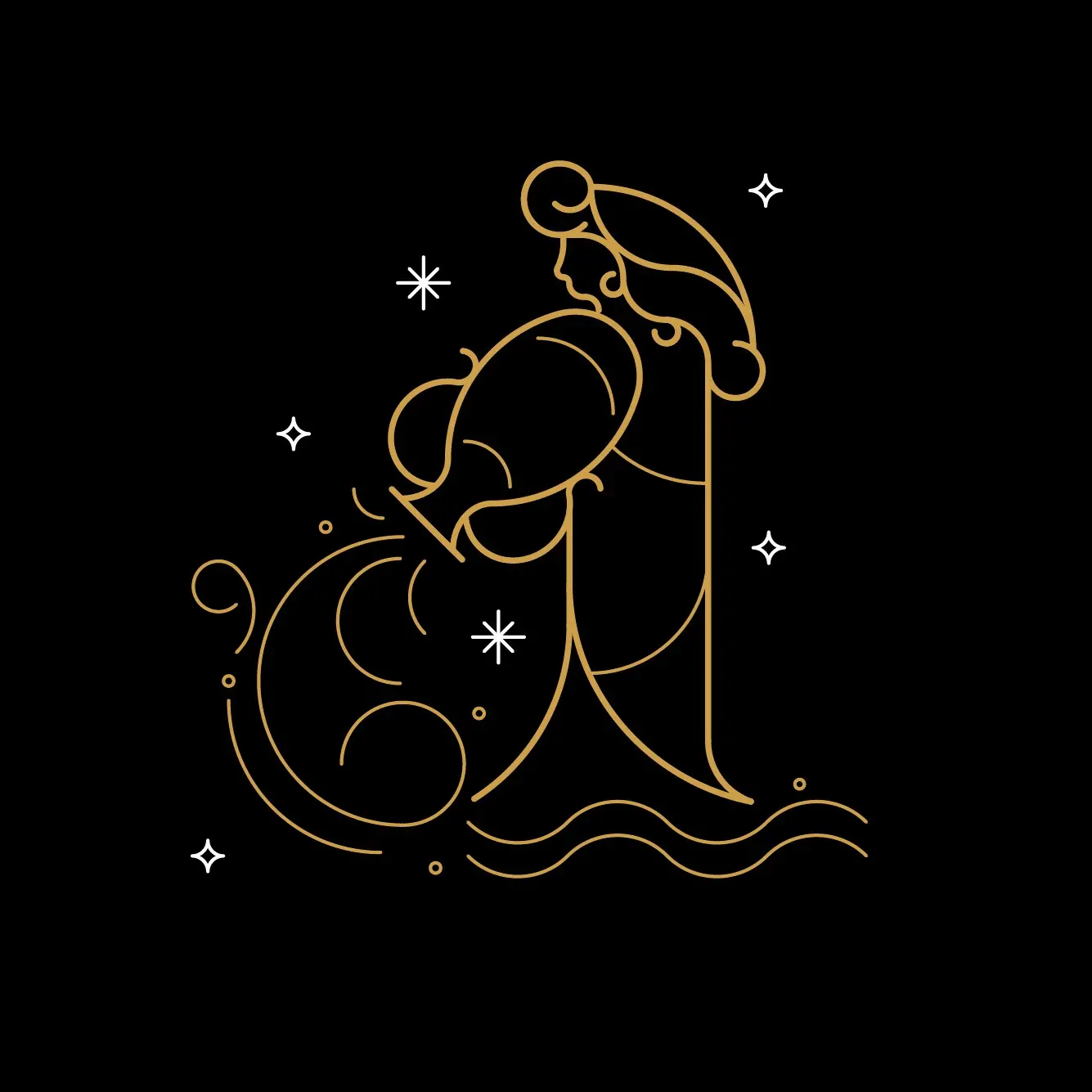 【freepik】星座運勢 3月 水瓶座