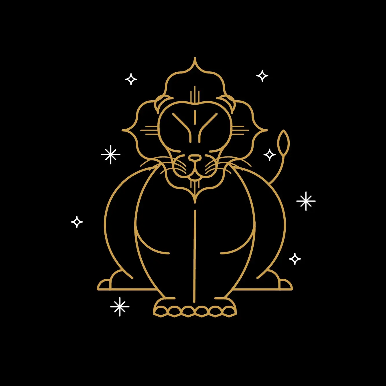 【freepik】星座運勢 3月 獅子座