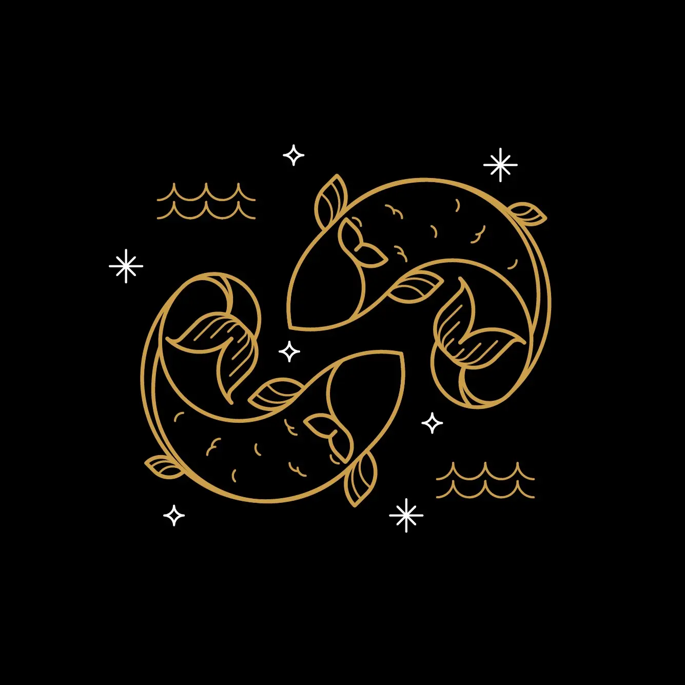 【freepik】星座運勢 3月 雙魚座