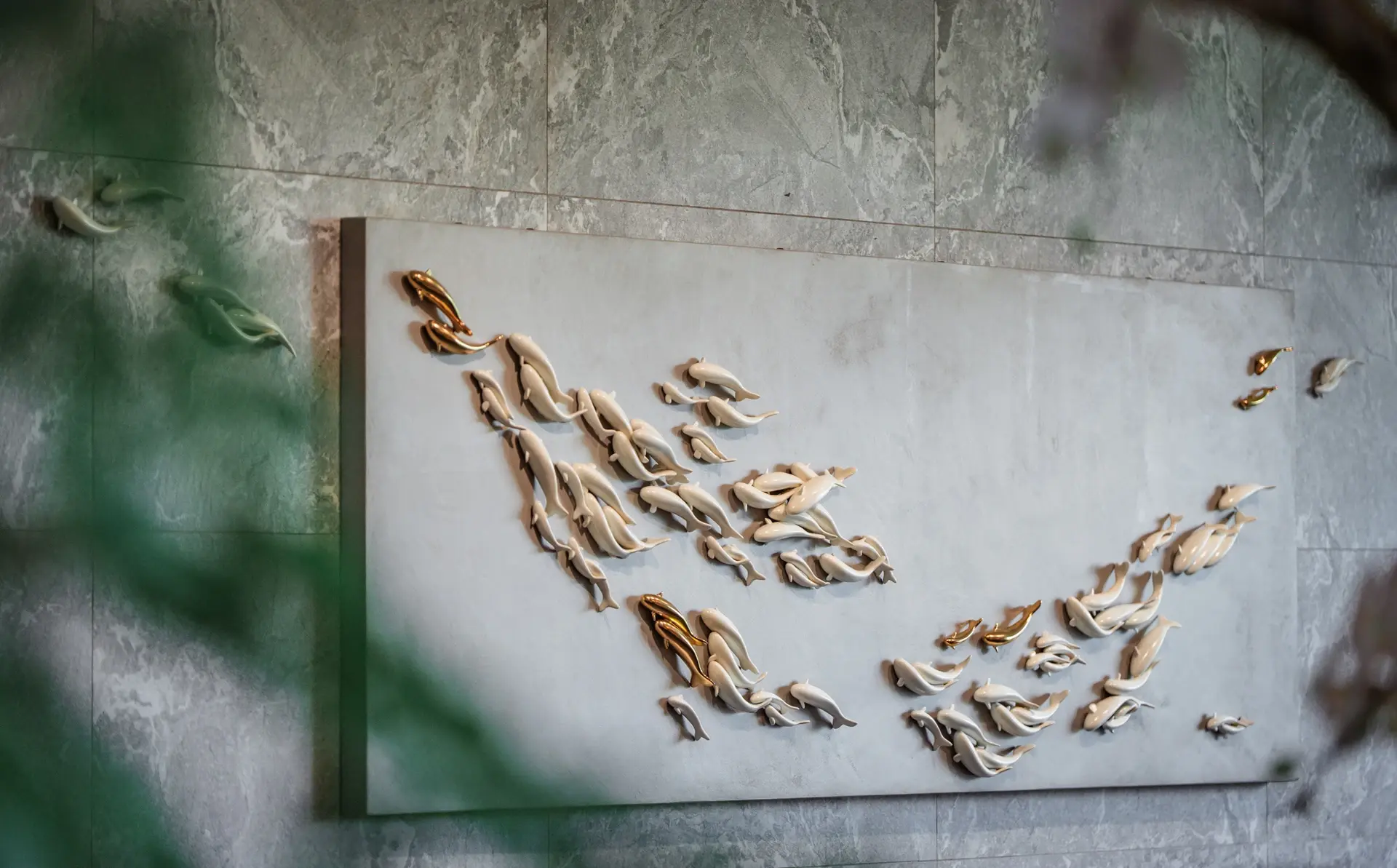 漢來日月行館 藝術品 Christina Liu 自游自在4