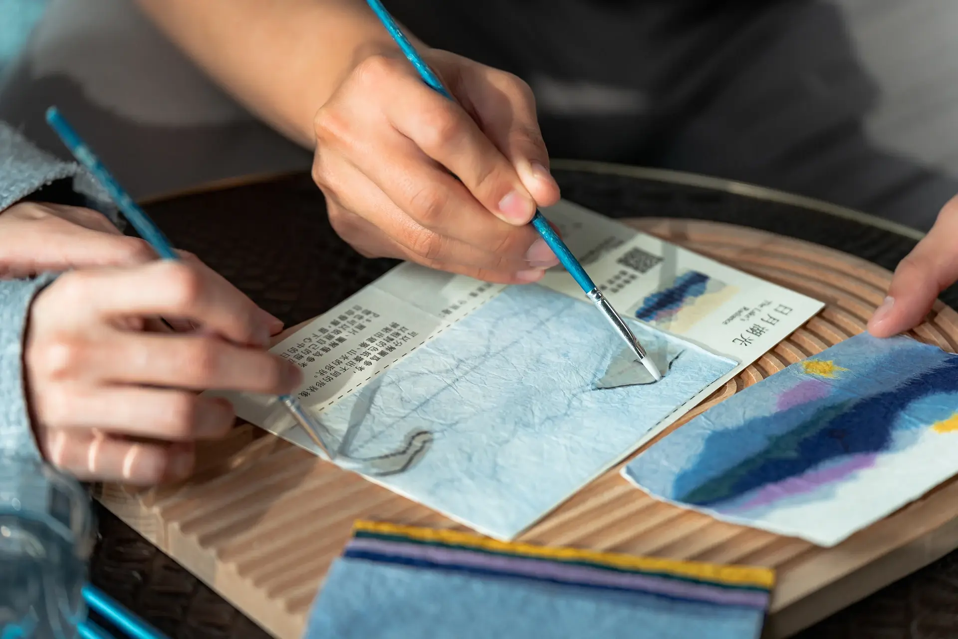 漢來日月行館 紙藝撕畫1